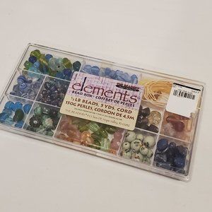The Beadery Bead Elements box- Fancy Glass Beads-Jewelry Making-DIY-Preowned